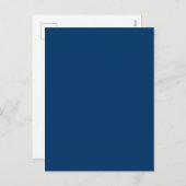 Midnight Blue Custom Briefkaart – Bulk Orders (Voorkant / Achterkant)