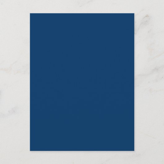 Midnight Blue Custom Briefkaart – Bulk Orders (Voorkant)