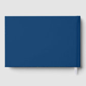 Midnight Blue Custom Guestbook Gastenboek (Achterkant)