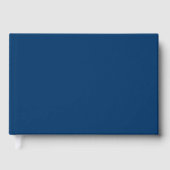 Midnight Blue Custom Guestbook Gastenboek (Voorkant)
