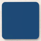 Midnight Blue Custom Hard Plastic Onderzetter (Voorkant)