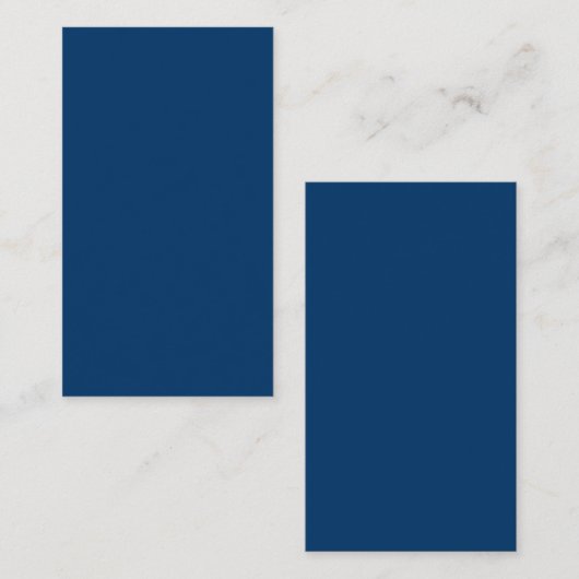 Midnight Blue Custom Loyalty Kaart (Voorkant / Achterkant)