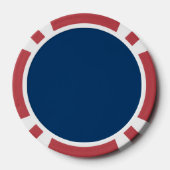 Midnight Blue Custom Poker Chip (Achterkant)