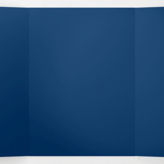 Midnight Blue Custom Trifold Uitnodiging (Binnenkant midden)