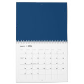 Midnight Blue Custom Wall Calendar – Bulk Orders Kalender (Mar 2026)