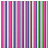 Midnight Blue, Deep Pink, Green, Plum & Mint Cream Stof (Swatch)