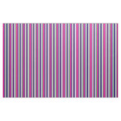 Midnight Blue, Deep Pink, Green, Plum & Mint Cream Stof (Fat Quarter)