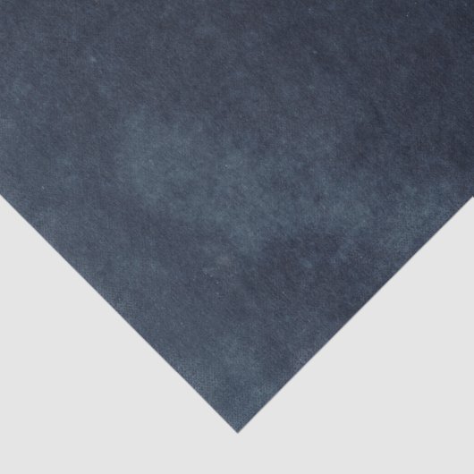 Midnight blue distsed textuur  tissuepapier (Detail)