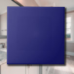 Midnight Blue effen kleur | Klassiek | Elegant Tegeltje<br><div class="desc">Midnight Blue effen kleur | Klassiek | Elegant | Trendy | Stijlvol | Cadeau</div>
