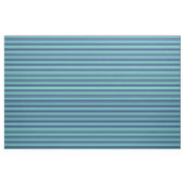 Midnight Blue en Aquamarijn Lines Stof (Yard (91,4 cm))