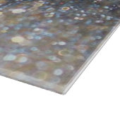 Midnight Blue en Gold Glitter Snijplank (Hoek)