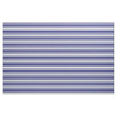 Midnight Blue en Mint Cream Lines Pattern Stof (Fat Quarter)