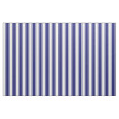 Midnight Blue en Mint Cream Lines Stof (Fat Quarter)