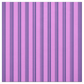 Midnight Blue en Violet Pattern Stof (Swatch)