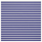 Midnight Blue en White Colored Stripes Stof (Swatch)