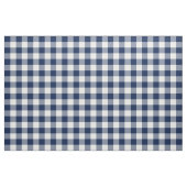 Midnight Blue en White Gingham Pset Stof (Fat Quarter)