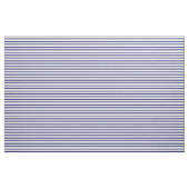 Midnight Blue en White Stripes Stof (Fat Quarter)