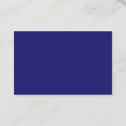 Midnight Blue European Visitekaartje (Achterkant)