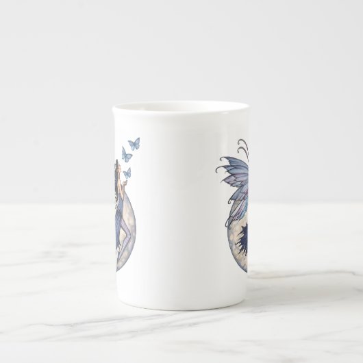 Midnight Blue Fairy Porselein Kop (Voorkant)