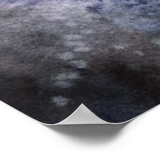 Midnight Blue Fairy Poster van Molly Harrison (Hoek)