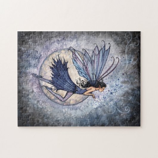 Midnight Blue Fairy Puzzel Legpuzzel (Horizontaal)