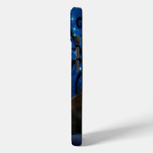 Midnight Blue Fantasy Cat Case-Mate iPhone Case (Achterkant / Links)