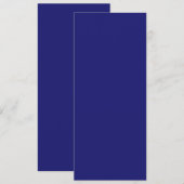 Midnight Blue Flat Kaart (Voorkant / Achterkant)