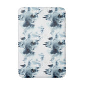 Midnight Blue Forest Waterverf Badmat (Voorkant Verticaal)