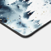 Midnight Blue Forest Waterverf Bureaumat (Hoek)