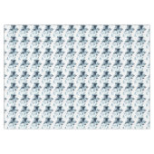 Midnight Blue Forest Waterverf Tafelkleed (Voorkant (Horizontaal))