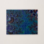 Midnight Blue Frost Fractal Legpuzzel (Horizontaal)
