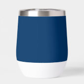 Midnight Blue Geïsoleerde Tumbler - (Achterkant)