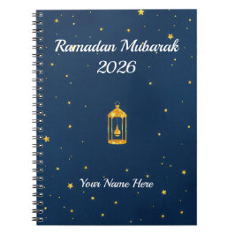 Midnight Blue Gold Dust Notitieboek