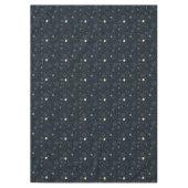 Midnight Blue Gold Star sterrenbeeld Patroon Tafelkleed (Voorkant)