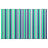 Midnight Blue, Green, Light Grey & Mint Cream Stof (Fat Quarter)