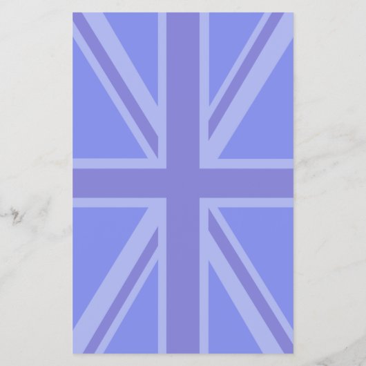 Midnight Blue Keep Calm en Jouw tekst Union Jack Flyer (Achterkant)