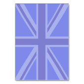 Midnight Blue Keep Calm en Jouw tekst Union Jack Kaart (Achterkant)