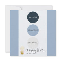 Midnight Blue Kleurenpalet Kaart