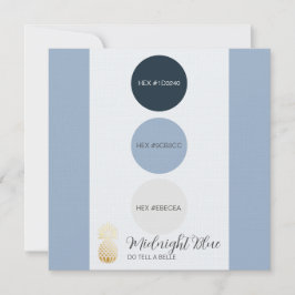 Midnight Blue Kleurenpalet Kaart