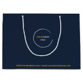 Midnight Blue Large Gift Bag Groot Cadeauzakje (Voorkant)
