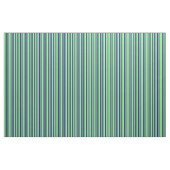 Midnight Blue & Light Green Colling Lines Pattern Stof (Fat Quarter)