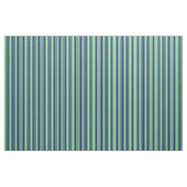 Midnight Blue & Light Green Lines Pattern Stof (Yard (91,4 cm))