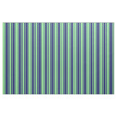 Midnight Blue & Light Green Lines Pattern Stof (Fat Quarter)