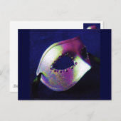 Midnight Blue Masquerade Briefkaart (Voorkant / Achterkant)