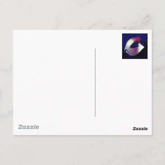 Midnight Blue Masquerade Briefkaart (Achterkant)