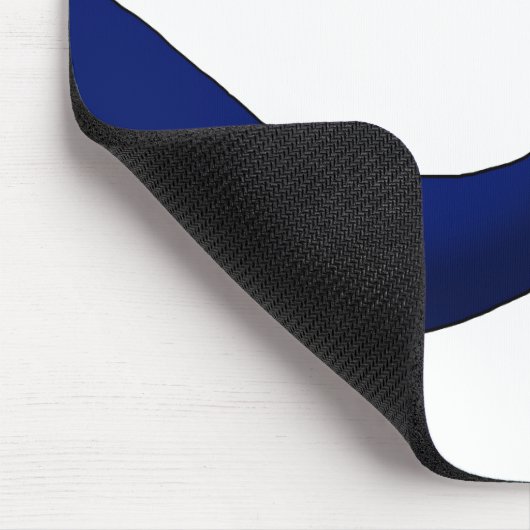 Midnight Blue Mermaid Tail Muismat (Hoek)