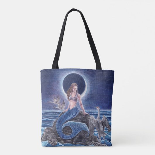 Midnight Blue Mermaid Tas (Achterkant)