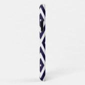 Midnight Blue Moods Diamond Chevrons Case-Mate iPhone Case (Achterkant/rechts)