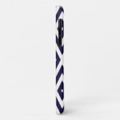 Midnight Blue Moods Diamond Chevrons Case-Mate iPhone Case (Achterkant/links)