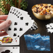 Midnight Blue Moon Forest Pokerkaarten (Insitu)
